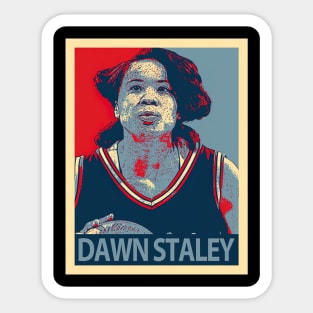 Dawn Staley Vintage Sticker